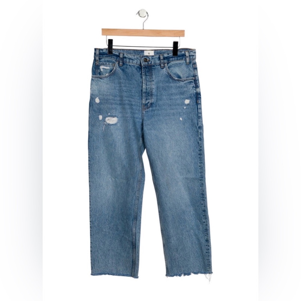 Anine Bing High Rise Wide Leg Jeans